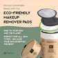 Greenzla Reusable Makeup Remover Pads, Washable Bamboo Cotton Rounds with Mesh Laundry Bag, Travel Pouch, Pad Holder - Reusable Cotton Rounds for All Skin Types - Perfect for Face Care, 30 Pack