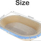 Cat Scratcher, 19.6x12.5 inches Cardboard Cat Scratching Board, Large Cat Scratchers for Indoor Cats, Bowl-Shaped Cat Scratch Pad Bed with Catnip