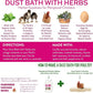 20.5 lb Pampered Chicken Mama Dust Bath with Organic Herbs & Essential Oils for Chickens, Quail, & Poultry | Dust Bath for Chickens to Keep Feathers Clean & Healthy