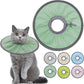 Lightweight Cat Cone Collar Soft, Soft Comfortable Cat Recovery Collar After Surgery, Elizabethan E Collar for Cats, Cone for Cats to Stop Licking (Mint Green, Medium)