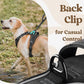 rabbitgoo Dog Harness for Large, No Pull Pet Harness with 3 Buckles, Adjustable Soft Padded Vest with Control Handle, Walking Reflective Pet Vest for Large Dogs, Black, L