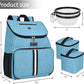 BAGLHER丨Dog Travel Bag, Airline Approved Pet Supplies Backpack, Dog Travel Backpack with 2 Silicone Collapsible Bowls and 2 Food Baskets