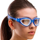 AqtivAqua Swimming Goggles, DX Wide View Swim Goggles for Adult Men Women, Anti Fog No Leaking
