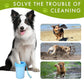 Pet Paw Cleaner Cup–Portable Dog Paw Washer with Soft Silicone Bristles–Easy to Use, Detachable, and Travel-Friendly (Blue)