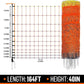 Pet & Livestock HQ Electric Fence Poultry Netting 41" x 164' - Portable Pre-Assembled Electric Net Fencing for Goats, Sheep, Lambs in Farms, Ranches, and Gardens (19 Posts, 2 Spikes)