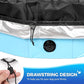 87 inch Foldable Dog Pet Bath Pool Cover, Portable Round Collapsible Pool Cover with Oxford Cloth Material and Drawstring Design for Dog Pet Pool, Waterproof and Dustproof (Black)
