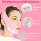 V Line Lifting Mask Chin Strap for Sleeping, Face Lifting Strap, Chin Strap, Jawline Shaper, Jaw Strap, Double Chin Reducer,Face Lift Tape & Snoring Solution (Pink~)