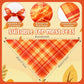Abbylike 50 Pcs Fall Plaid Dog Bandanas Bulk Autumn Bandanas for Dogs Triangle Kerchief Bibs Scarf for Small Medium Large Pets Thanksgiving Costume Accessories, 25 Styles (25.6 x 17.7 x 17.7 Inch)