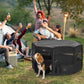 PETSFIT 45.5" Dog Playpen Indoor/Outdoor-Jump-Proof 28.5" Height with Removable Waterproof Mat & Zippered Roof | RV, Camping, Travel Dog Pen | Whelping & Cat Observation Space(45.5"L x 45.5"W x 28.5H)