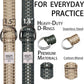 Yoga Exercise Adjustable Straps 8FT with Durable D-Ring for Pilates & Gym Workouts | Hold Poses, Stretch, Improve Flexibility & Maintain Balance
