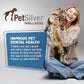 PetSilver Teeth & Gum Spray - Dog Dental & Teeth Cleaning Spray for Plaque & Tartar Build-Up Reduction - Natural Breath Freshener for Dogs & Cats - Patented Chelated Silver - Made in USA - 4oz, 2-Pack