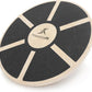 ProsourceFit Wooden Balance Board Non-Slip Wobble Core Trainer 15.75in (39.5cm) Diameter with 360 Rotation for Stability Training, Full Body Exercises, Physical Therapy