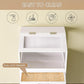 Hamster Cage with Storage Cabinet, Guinea Pig Cage for Small Animals, Large Hamster Cage and Habitat with Easy View Acrylic Panels for Hamster, Rabbit, Guinea Pig, Hedgehog (24"x19"x40")