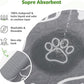 LOOBANI 47.6x29.2in Large Dog Litter Box with 2 Artificial Grass Patch + 2 Washable Pee Pads, Quickly Absorbency Portable Patio Potty for Balcony Apartment Use