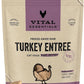 Vital Essentials Freeze Dried Raw Cat Food, Turkey Mini Patties Entree, 3.5 oz