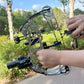Short Axle Compound Bow Hunting Package Adjustable Draw Weight 15-32 Lbs No Bow Press Needed Includes 8 Carbon Arrows, Wrist Release & Sight Left/Right Hand (Short Shaft Type 1)