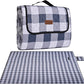 Extra Large Picnic Blanket 80''x 80'' Waterproof Foldable Picnic Mat for Beach, 5-Layer Outdoor Blanket for 6 to 8 Adults,Camping Grass Lawn Park Accessories Couple Park Wedding Registry(Grey)