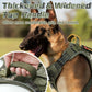 rabbitgoo Tactical Dog Harness for Small Dogs, No Pull Military Service Vest with Handle & Molle, Easy Control for Training Walking, Adjustable Reflective Straps, Green camo, S