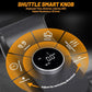 Stationary Bikes for Home,Electromagnetic Control Exercise Bike,Indoor Cycling Bike with Shuttle Smart Knob,Magnetic Resistance/Brake Pad, Low Noise with App, Upgraded Version Seat