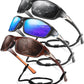 3 Pack Polarized Sports Sunglasses for Men, Mens Sunglasses Wrap Around UV400 Protection for Cycling Fishing Driving
