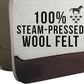 Professional's Choice 100% Steam-Pressed Wool Felt Saddle pad