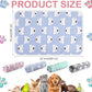 4 Pcs Waterproof Guinea Pig Blankets Washable Small Animal Fleece Bedding Absorbent Guinea Pig Cage Liners Reusable Pet Pee Pad Sleep Mat Pad Cover for Hamster Ferret (Bear Pattern,24 x 16 Inch)