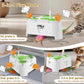 3-in-1 Interactive Cat Toys for Indoor Cats,Automatic Kitten Toy,Flying Bird,6 Holes Mole,Rotating Feather, Rechargeable USB Interactive Cat Feather Toys for Bored Indoor Cats