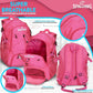 Spalding Basketball Backpack Sports Bag, Pink Backpack with Ball and Shoe Compartment, Use for Basketballs Accessories & Stuff, Basketball Gifts for Players, Pink