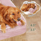 Orthopedic Dog Beds for Extra Large Dogs, Waterproof Dog Beds XLarge, Memory Foam Dogs Couch Beds with Comfy Bolster, Removable Washable Cover and Nonskid Bottom (X-Large,Pink)