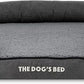 The Dog’s Bed, Medium Grey Plush Memory Foam, Pain Relief: Arthritis, Hip & Elbow Dysplasia, Post Surgery, Lameness, Supportive, Calming, Washable Cover, Veterinary Approved