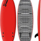 Rock-It 4'10" CHUB Soft Top Surfboard, Kids Surfboard, Mini Surfboard, Innovative Design Easy to Paddle and Maneuverable Small Surfboard and Beginner Surfboard (Red)