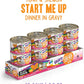 Weruva B.F.F. OMG - Best Feline Friend Oh My Gravy!, Tuna & Salmon Start Me Up with Tuna & Salmon, 2.8oz Can (Pack of 12)