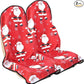 Car Seat Cover Protector Front Seats,for Gym Workout,Running,Swimming,Beach and Hiking,Waterproof Sweat Towel Bucket Seat Covers for Cars SUV Trucks (Santa Claus, 2Pcs)