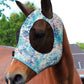 Harrison Howard Super Comfort Stretchy Fitting Horse Fly Mask with UV Protection Soft on Skin with Breathability Pastel Mix Pony