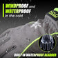 HANDLANDY Waterproof Insulated Work Gloves, 3M Thinsulate Thermal Winter Gloves for Men Women Touch Screen, Warm Ski Snowboard Cold Weather Gloves (Green-men Size, Large)