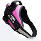 PawPawify Custom No Pull Dog Harness with Name and Phone Number, Heavy Duty Personalized Pet Vest to Prevent Tugging, Pulling, or Choking, Training and Walking (Pink, XL (60-85 LBS))