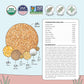 Organic Chicken Feed – Layer Mash, Non-GMO, USA Grown, 16% Protein, Corn-Free, Soy-Free, Non-Medicated Feed for Chickens, 2 lbs Sample