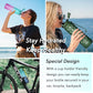 Enerbone Water Bottle, Leakproof BPA & Toxic Free, Motivational Water Bottle with Times to Drink and Straw, Fitness Sports Water Bottle with Strap for Office, Gym, Outdoor Sports