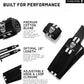 Gymreapers Weightlifting Wrist Wraps (IPF Approved) 18" Professional Quality Wrist Support with Heavy Duty Thumb Loop - Best Wrap for Powerlifting Competition, Strength Training, Bodybuilding
