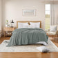 Threadmill Summer Muslin Blanket Queen | 4 Layer 100% Cotton Gauze | Soft, Breathable, and Cozy for All Seasons | Lightweight Blanket Fits Full Size Bed | Scottish Grey