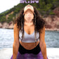 Instructional Travel Yoga Mat with 75 Poses & Exercises - Non-slip Exercise Mat for Home Workout, Includes Carrying Bag - Perfect for Beginners, 68"x24"x0.25"