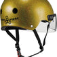 Triple Eight The Certified Sweatsaver Helmet with Visor for Roller Derby, Skateboarding and BMX