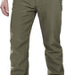 Outdoor Ventures Men's Lite Waterproof Windproof Fleece Lined Warm Hiking Ski Snow Pants Expandable-Waist