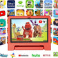 Tablet for Kids Age 3-12 10.1 inch Android 14 6000mAh 8GB RAM+64GB ROM(Expandable to 1TB Kids Tablet WiFi6 Google Kids Space Parental Control 1280 * 800 HD Screen - Red