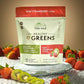 TERRA ORIGIN Greens Powder Packets | 74+ Vitamin and Superfoods | Supports Gut Health, Bloating, and Energy | with Antioxidant, Digestive Enzymes, Adaptogens | Kiwi Strawberry (15 Packets)