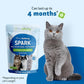 Pet Wellbeing Spark Daily Nutritional Greens Superfood for Cats - Probiotics, Prebiotics, Digestive Enzymes, Amino Acids, Antioxidants, Vitamin D, Spirulina - Veterinarian-Formulated 3.53 oz (100 g)