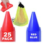 Cones for Sports Training, 7 Inches Tall & Visible, Durable and Easy to Handle Sports Cones, Ideal for All Kinds of Training Cones Activities and Field Practice Sport