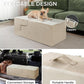 Made4Pets Dog Stairs for High Bed, Extra Wide Pet Stairs for Bed Couch Sofa, 35D Foam Pet Steps for Small Dogs and Cats, Non-Slip Bottom Dog Steps, Beige, 5 Steps