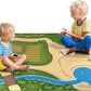 Farm Play Mat for Farm Toys | Foldable Solution |Large Size 57” x 57” | Farm Animals | Tractor Play| Activity Mat | by Play Mat Factory