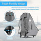 Car Seat Travel Bag with Wheels Heavy Duty Water-resistant Protective Cover for Airplane Travel & Rolling Design, Padded Handle,Padded Adjustable Strap (Grey)
